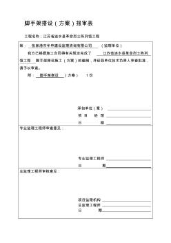 脚手架搭设专项安全施工方案2