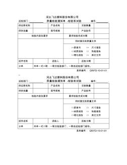 0602-06质量检验通知单