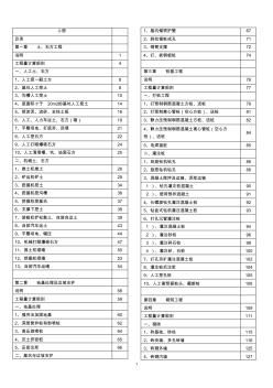 2014版江苏省建筑与装饰工程计价定额-详细目录