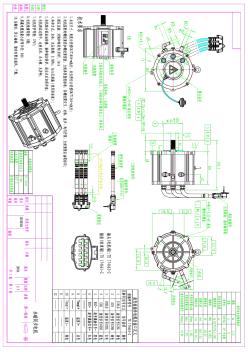 320V25KW驅(qū)動(dòng)電機(jī)圖紙