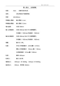 750AGC不锈钢可逆轧机参数