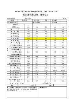 96区路基砂砾压实度反算表