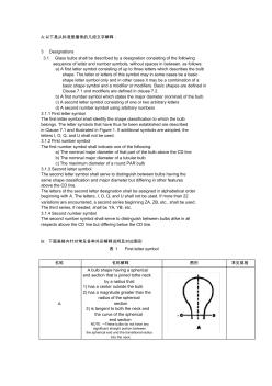 ANSIC79.1-2002(电灯玻璃球泡灯的名称解释)