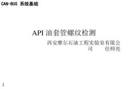 API油套管螺纹检验检测ppt课件