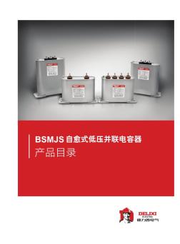 BSMJS自愈式低压并联电容器产品目录最新版