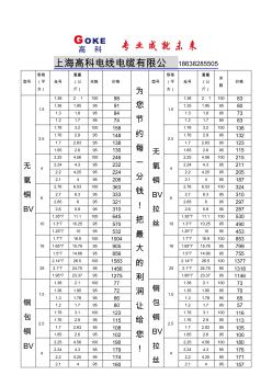 BV报价单1