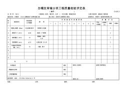 C-8.6.3敦、台帽或盖梁分项工程质量检验评定表