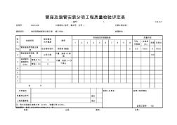 C-9.5.2管座及涵管安装分项工程质量检验评定表