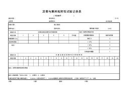 D-19沥青与集料粘附性试验记录表