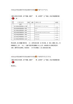 excel表工程量計(jì)算式函數(shù)公式