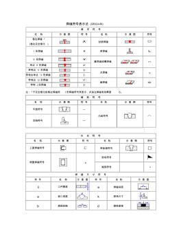 GB324焊缝符号表示法