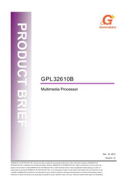 GPL32610BV10(ProductBrief)