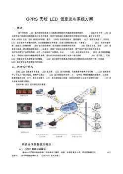GPRS无线车载LED信息发布系统方案