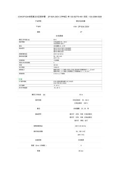 iCNV2P63A自恢复过欠压保护器工作电压220V