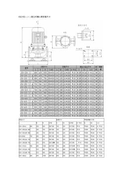 ISG150-(I)型立式离心泵安装尺寸
