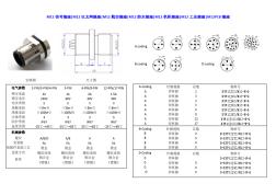 M12信号插座、M12以太网插座、M12航空插座、M12防水插座、M12机柜插座、M12工业插座、M12PCB插座