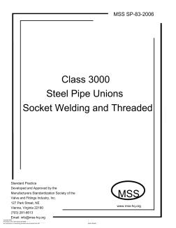 MSSSP-83-20063000级承插式和螺纹式钢管活接头