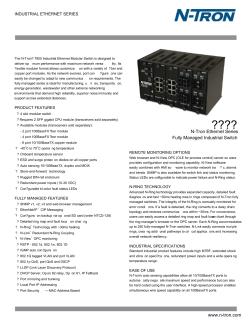 N-TRON7900工业以太网交换机