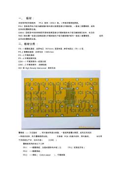 PCB板材分类
