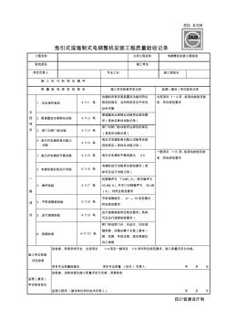 SG-A105曳引式或強(qiáng)制式電梯整機(jī)安裝工程質(zhì)量驗(yàn)收記錄 (2)