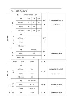 TC5013B塔吊技術(shù)參數(shù)(20201015114542)