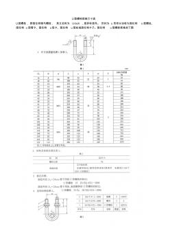 U型螺栓规格尺寸表(20200930144653)