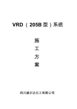 VRD(205B)板施工技术方案
