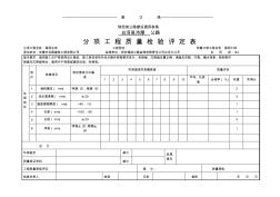 分项工程质量检验评定表(涵洞总体)