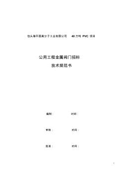 包头海平面高分子工业有限公司40万吨PVC项目(精)