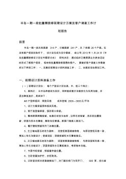 半岛一期一段批量精装修前期设计方案及客户调查工作计划报告