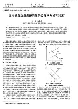 城市道路交通拥挤问题的经济学分析和对策