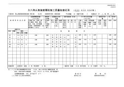 大六角头高强度螺栓施工质量检查纪录1