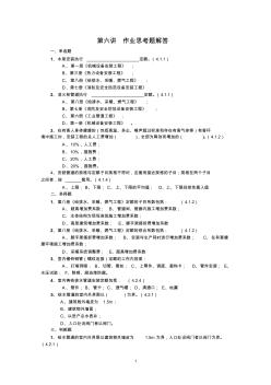 安裝工程估價第六講作業(yè)思考題解答