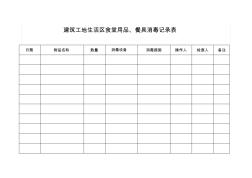 工地生活区食堂用品、餐具消毒记录表及建筑工地农民工遵纪守法、安全卫生、文明交通教育记录表 (2)