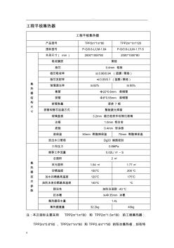 工程平板集热器技术参数 (2)