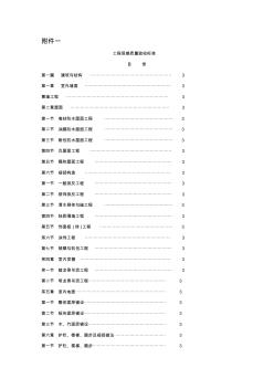 工程观感质量验收标准