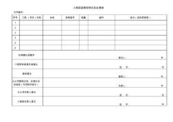 工程退返物資移交清單格式