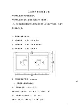 工程量计算;人工挖沟槽 (2)