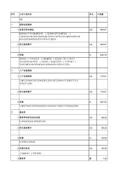 工程量計算式 (2)