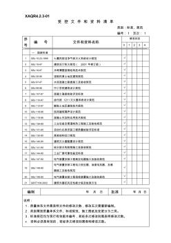 常用建设工程标准规范法规目录