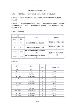 常用电力电缆规格型号 (9)