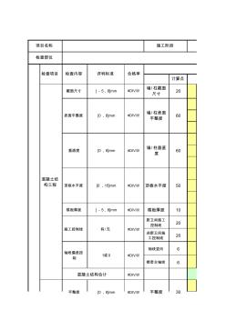 房地产工程综合检查评估作业指引附件08在建项目实测实量总记录表