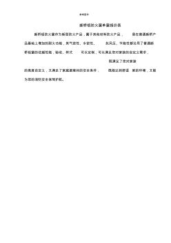 断桥铝防火窗单窗报价表(20201020111537)