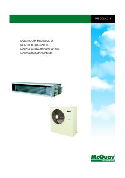 暗装吊顶式分体空调机组PM-MCC-014