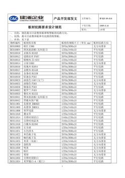 板材纹路要求设计规范