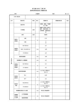 板梁检查检验批施工质量验收表