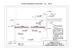 标准型单车道双道闸停车场系统布线图(485