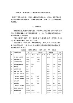 案例分析港站建设项目的财务分析