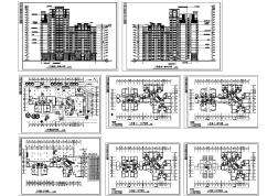 比较齐全的高层住宅建筑cad图(全集)