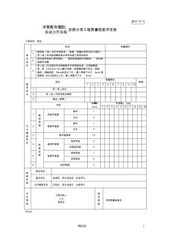 電4-3-1安裝分項工程質(zhì)量檢驗評定表【園林綠化施工+常用表格】
